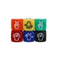 thumbnail image 2 of Daisyyozoid Wholesale 6Pcs/Set Dance Party Polyhedral Multi Sided Acrylic Dice, 2 of 7