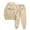 Beige, variant on Track Suits for Women Set 2025 Mama Hoodie and Jogger Sweatpants 2 Piece Matching Sweatsuit Travel Lounge Set
