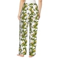 thumbnail image 3 of Daiia Corn And Butterflies Women's Sleep Pant with Pockets and Drawstring,Pajama Pants-Medium, 3 of 9