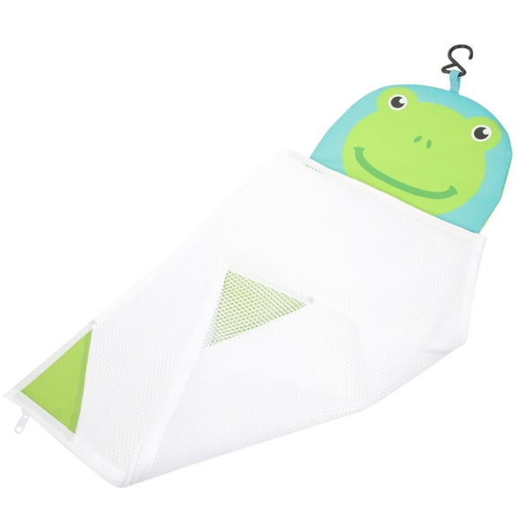 KAKOWELY Bath Toy Storage Mesh Bag Green 1Set 24x17in