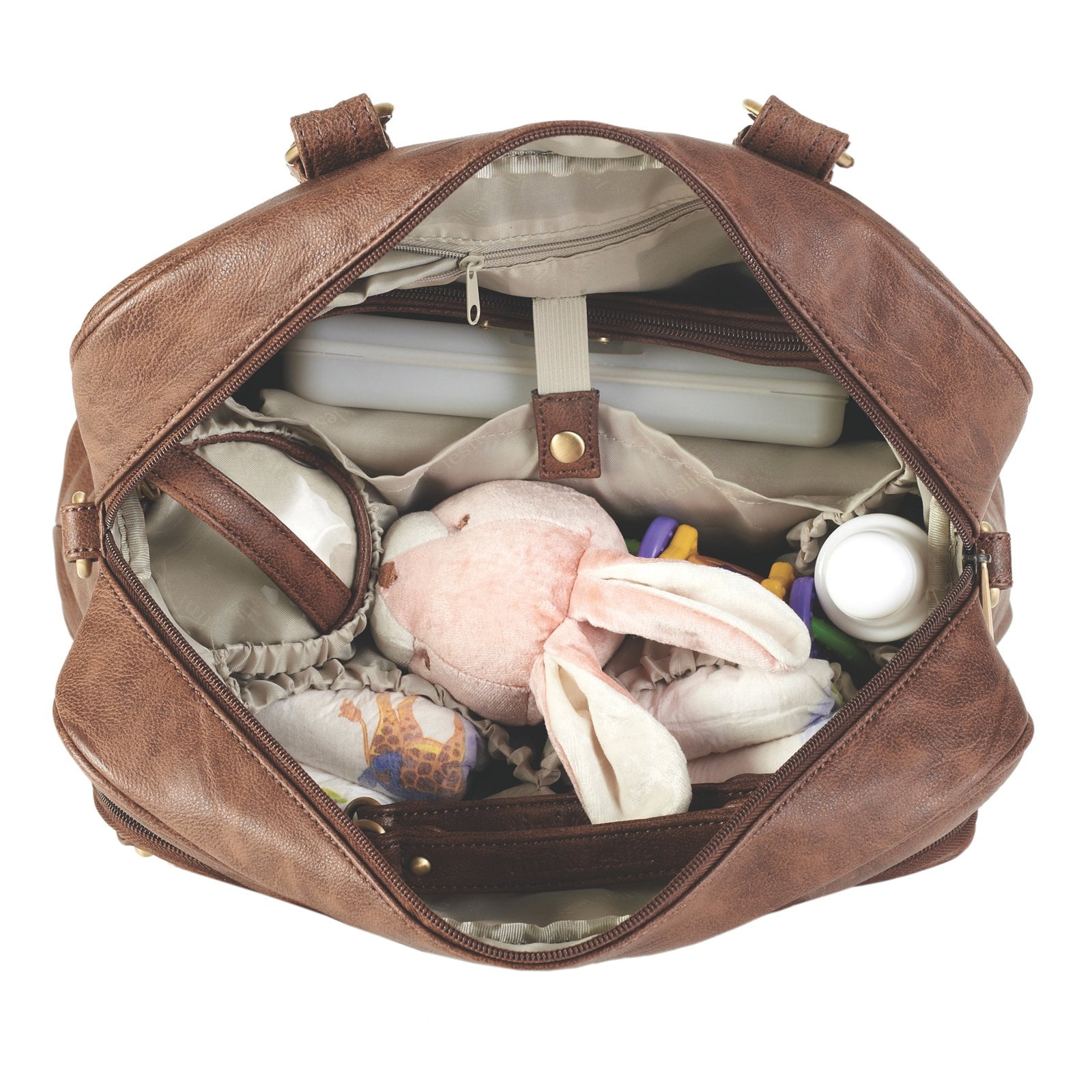 Timi And Leslie Rachel Convertible Diaper Bag Caramel