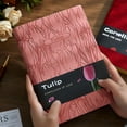 thumbnail image 5 of ipoul Tulip Gifts, Lined Notebook, Undated Monthly Planner, A5, 6"x8", PU Leather Soft Cover, Beautiful Journal for Women, 5 of 8
