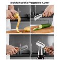 thumbnail image 7 of AsdQ Zero Snag Wooden Peeler, Zero Snag Wooden Kitchen Tool, 2-in-1 Multifunctional Fruit Vegetable Peeler Hand Stainless Steel Cutter Slicer for Potato Apple Pumpkin Papaya Cooking (1 Pcs, 7 of 7
