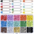thumbnail image 1 of 300pcs Metal Safety Pins, Iave 15 Colors Small Safety Pins, Iave Safety Pins, 1 of 5