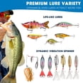 thumbnail image 5 of THKFISH Fishing Lures Kit, Bass Fishing Gear Kit for Freshwater Tackle Box with Tackle Included Topwater Baits, Swimbaits, Frog, Fsihing Bait Accessories Gift for Men, 5 of 9