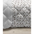 thumbnail image 3 of White Down Alternative Comforter, Simplistic Minimalist Design Maritime Oceanic Coastal Theme Water Splash Print, Microfiber Quilt for All Season, 5 Sizes, Turquoise Cream, by Ambesonne, 3 of 3