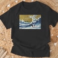 thumbnail image 3 of Retro Surfing A Wave Tapir TShirt, 3 of 6