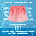 thumbnail image 3 of MYJAJAYI Men's Quick Dry Swim Trunks Swimming Shorts for Men with Mesh Lining Pink M, 3 of 5