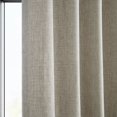 thumbnail image 3 of HPD Half Price Drapes Taupe Grey Italian Faux Linen Room Darkening Curtains - 1 Panel - Window Curtains for Living Room & Grommet Curtains for Bedroom, 50W X 96L, 3 of 6