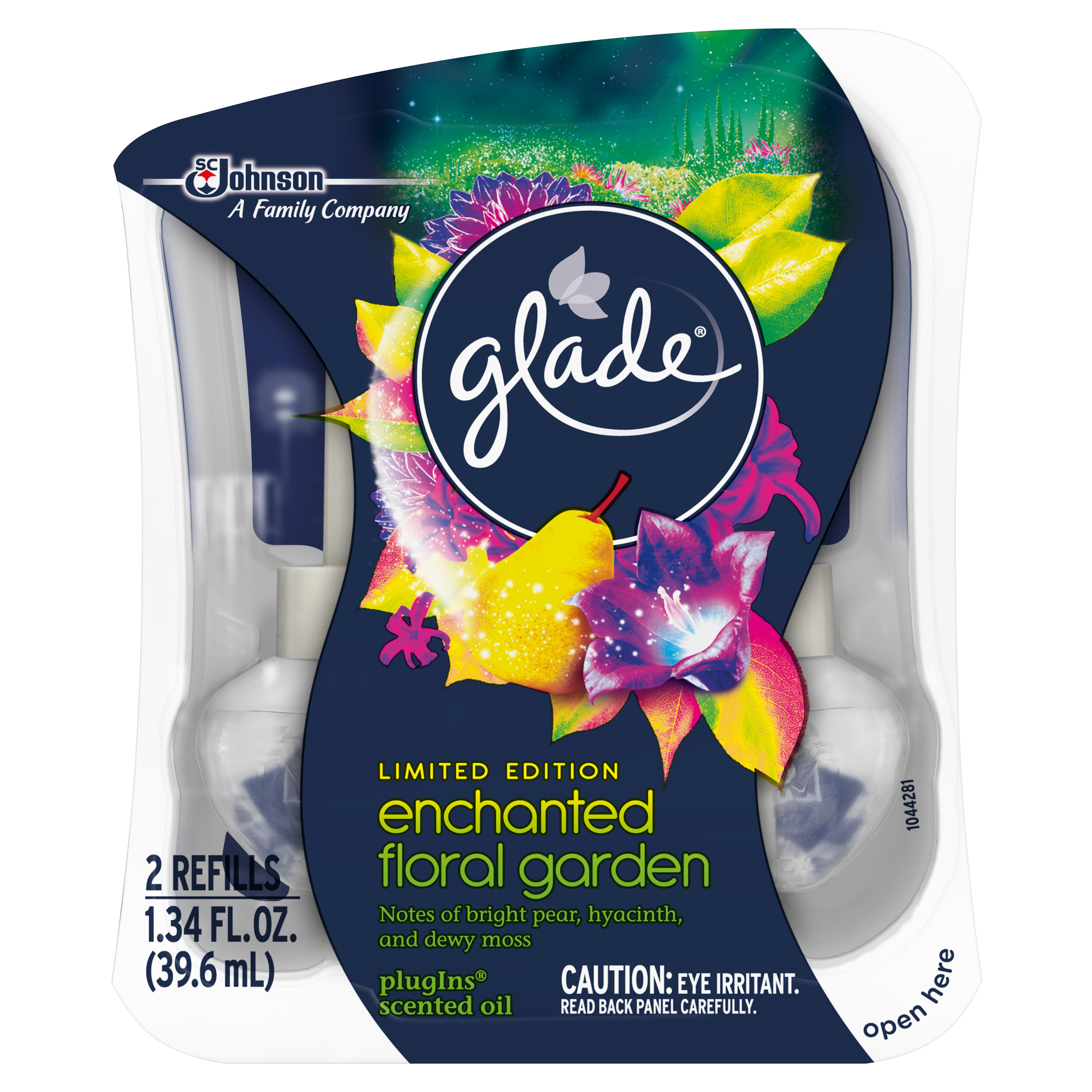 Glade PlugIns Scented Oil Air Freshener Refill, Enchanted Floral Garden