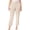 Beige - Huître, variante sur Anne Klein Pantalon Décontracté à Jambe Droite pour Femmes, Violet, 24W Régulier