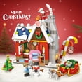 thumbnail image 2 of Juego de bloques de construcción de casa navideña para niños bricolaje 1223 casa de Navidad ANGGREK Otros, 2 of 7