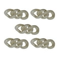 thumbnail image 3 of 5 piezas de conectores de eslabones de decoración de cadena de eslabones de acrílico grueso para monedero, bolso, , bolso, llavero de hombro, Blanco perfecl Cadena de anillos de enlace, 3 of 8