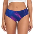 thumbnail image 1 of Balery Neon Gradient Blue Ropa Interior de Algodón para Mujer con Dibujo – Braguitas Cómodas y Elásticas, Estilo Clásico-Small, 1 of 6