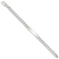 thumbnail image 2 of 925 Sterling Silver 8 Inch Engraveable Curb Link Id Bracelet, 2 of 7