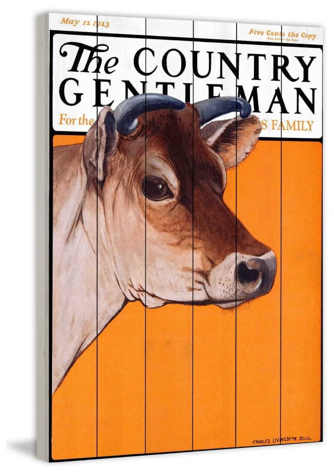 Marmont Hill "CG Calf" Painting Print on White Wood