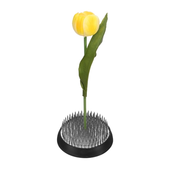 Uxcell Flower Frog 2.4" Round Steel Flower Pins, Floral Frog W Rubber Base