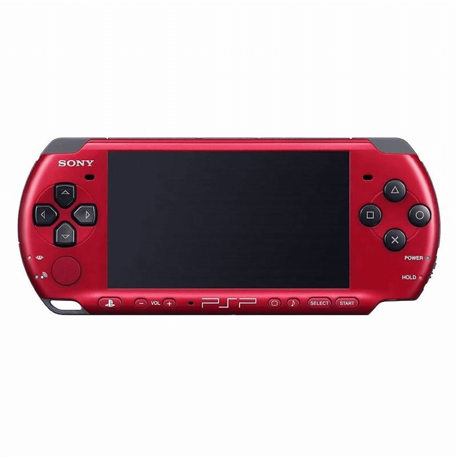 Restored Playstation Portable PSP 3000 Gaming Console, Red/Black