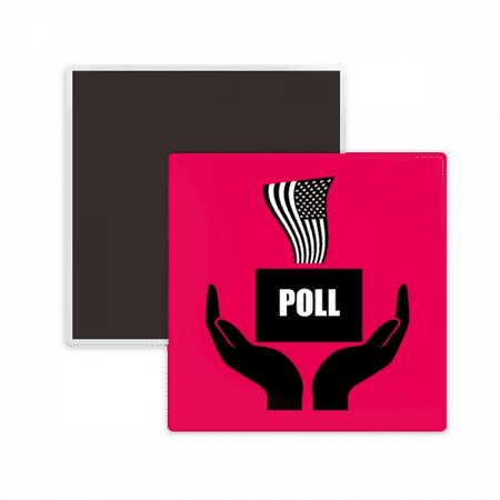

Your Hands Lies Decision Vote Square Ceracs Fridge Magnet Keepsake Memento