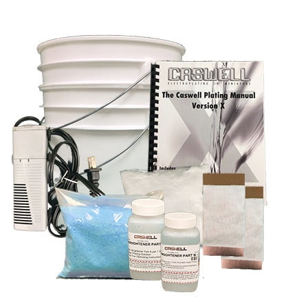 Caswell Bright Acid Copper Plating Kit - 1.5 Gal
