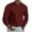 Red, variant on XDZJLR Mens Polo Shirt Solid Color Long Sleeve With Pocket Lapel V Neck Fashion Leisure Business Oversized Tops
