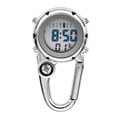 thumbnail image 2 of Digital Carabiner Watch Luminous Anti-scratch Precise Backpack Belt Pocket Clip on Watch for Outdoor Black, 2 of 13