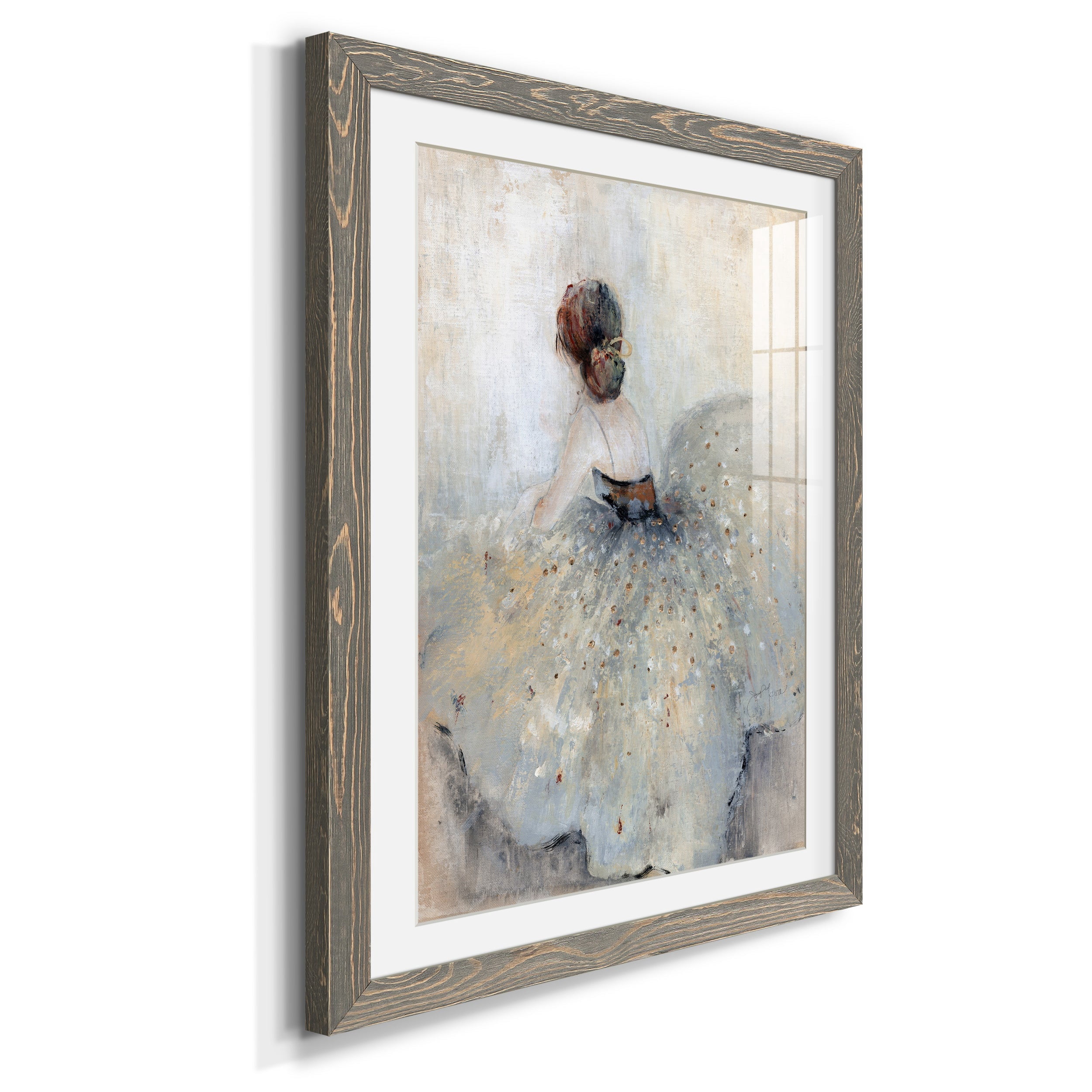 Sunday Best Hen - Premium Framed Print - Distressed Barnwood Frame - Ready to Hang