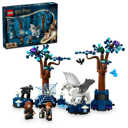 Lego Harry Potter Forbidden Forest: Magical Creatures, Glow In The Dark Toy For Kids With Buckbeak And Thestral Fantasy Animal Figures, Harry Potter Gift Idea For Girls And Boys Ages 8 And Up, 76432
