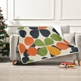 thumbnail image 7 of Yayeee Throw Blanket for Couch Soft Warm 50" x 60" Sofa Chair Bed Decoration, Black Clover Pattern, 7 of 7