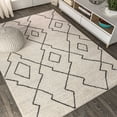 thumbnail image 5 of JONATHAN Y MOROCCAN HYPE 8 x 10 Area Rug, Alia Moroccan Beni Souk - Cream/Black, MOH202A-8, 5 of 10
