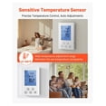 thumbnail image 4 of Programmable Thermostat 7 Day White for Underfloor Heating & Heat Pump, 4 of 9