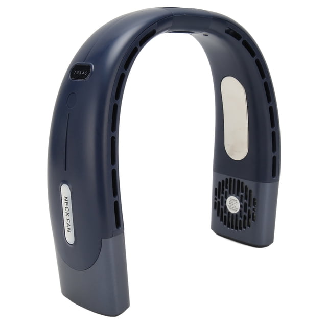 Ventilador de cuello sin aspas Bling Bling portátil recargable 5 velocidades de viento ajustables
