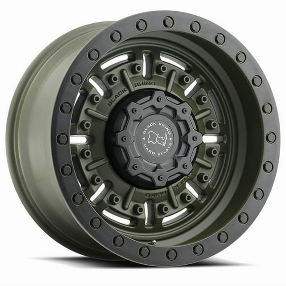 Black Rhino Wheels Wheel 1895ABR-85127N71 Abrams; 18 Inch Diameter x 9.5 Inch Width; 5 x 127 Millimeter/5 x 5.00 Inch Bolt Pattern; 60 Degree Conical Seat Lug; -18 Millimeter Offset