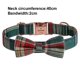 thumbnail image 2 of Collar para perros - Pajarita marinera con estampado de ondas y malla de color, cuello ajustable, 2 of 5
