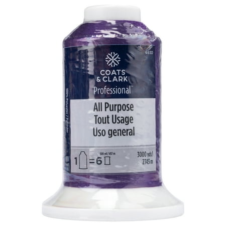 UPC: 0073650052705 | Coats & Clark&trade Professional All Purpose Purple Polyester Thread 3000 Yards 35 Weight