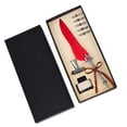 thumbnail image 3 of Pluma estilográfica de acero inoxidable de cobre de alta suavidad, colores elegantes, estilo retro europeo, pluma con tinta para escribir, 3 of 12