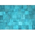 thumbnail image 1 of Ahgly Company Indoor Rectangle Patchwork Light Blue Transitional Area Rugs, 8' x 12', 1 of 4