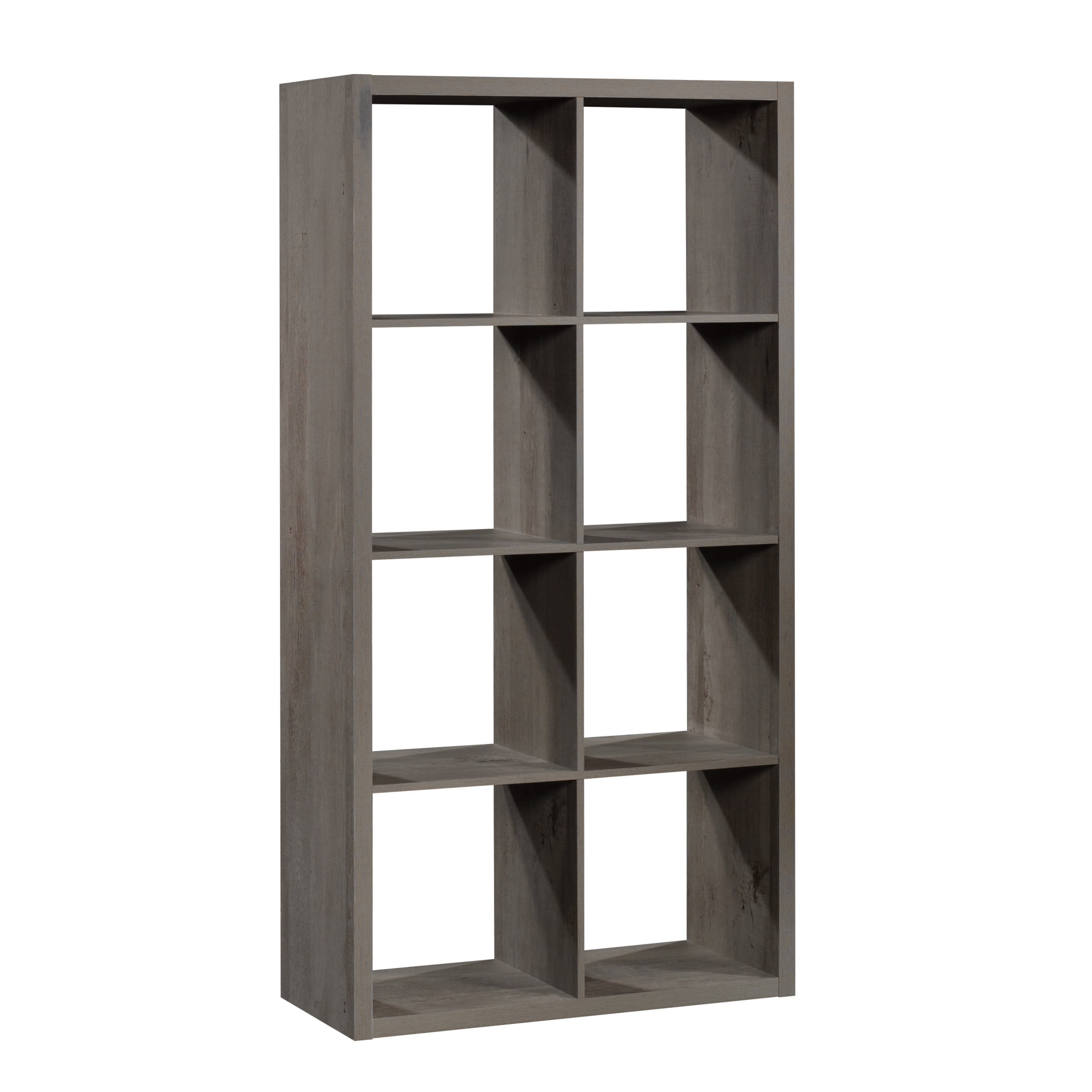 Sauder 8-Cube Organizer Storage Bookshelf, Mystic Oak Finish