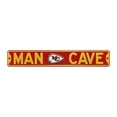 thumbnail image 1 of Authentic Street Signs 35084 Kansas City Chiefs Man Cave Street Sign, 1 of 1