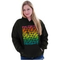 thumbnail image 3 of NASA Worm Logo Rainbow Gradient Hoodie Sweatshirt Women Men Brisco Brands S, 3 of 6