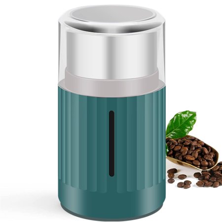 Wegoodlder Electric Coffee Grinder, 200W Coffee Bean Grinder Spice Grinder with Stainless Steel Blades Grinder, 50g/8 Cups