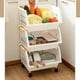 thumbnail image 2 of Yuarrent Carro de cocina móvil para restaurante en casa, estante de drenaje apilable desmontable, almacenamiento de utensilios de cocina para condimentos Organizadores de utensilios de cocina Grande Yuarrent HA080324-02, 2 of 6