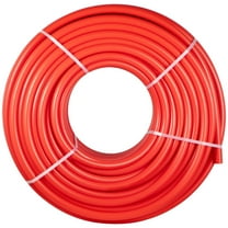 HCY PEX Pipe, 1 Inch x 500 FT PEX Tubing, Non Oxygen Barrier Red PEX-B Pipe, Flexible PEX Water Line for RV Sewer Hose, Plumbing, Radiant Heating