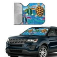 thumbnail image 4 of Disketp Windshield Sun Shade, Car Sun Shade For Front Window Little Sea Turtles Sunshades Sun Visor Protector Blocks Uv Rays Foldable, 4 of 9