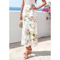 thumbnail image 6 of FreshPretty Satin Skirts for Women Trendy Spring Summer High Waisted Leopard Print Cocktail Wedding Long Silk Midi Skirt, 6 of 8