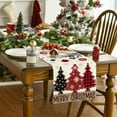 thumbnail image 6 of Honmine Snowflake Christmas Table Runner, Winter Themed Holiday Dining Table Decor, 13x72 Inch Kitchen Table Cover for Indoor Outdoor Party, Home Setting, 6 of 6