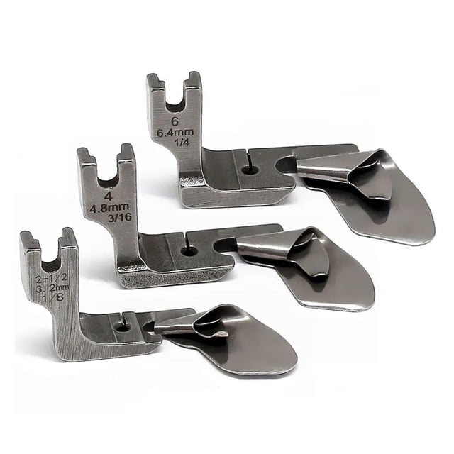 Industrial Sewing Machine Multi-Function Curved Hemming Foot Hem Pull Tube Presser Foot Silk Chiffon Skirt Crimping Presser Foot ,Ultimate Precision Stitching