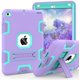 thumbnail image 1 of Funda CCMAO para iPad Mini 5/4 a prueba de golpes, híbrida, morado y verde, 1 of 6