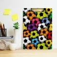 thumbnail image 5 of FMSHPON Color Football Clipboard Hardboard Wood Nursing Clip Board and Pull for Standard A4 Letter 13x9 inches, 5 of 7