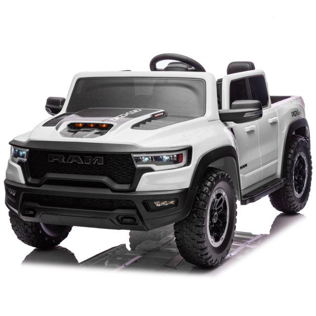 VOLTZ TOYS RAM RHO 1500 Licensed 24V 2 Seater Ride-On Truck High Doors for Kids